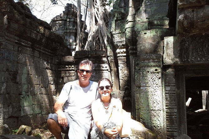 1-Day private Angkor Temple Tour by Tuk Tuk from Siem Reap - Bayon Temple: smiling faces, big bas-reliefs, and a 50-minute sweet spot