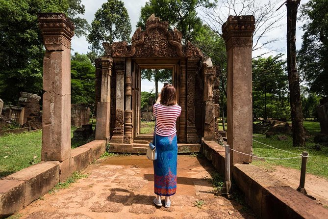 2-Day : Angkor Sunrise, Kompong Phluk Sunset & Banteay Srei Tour - Banteay Srei, the farthest temple run right in a 4x4 army Jeep