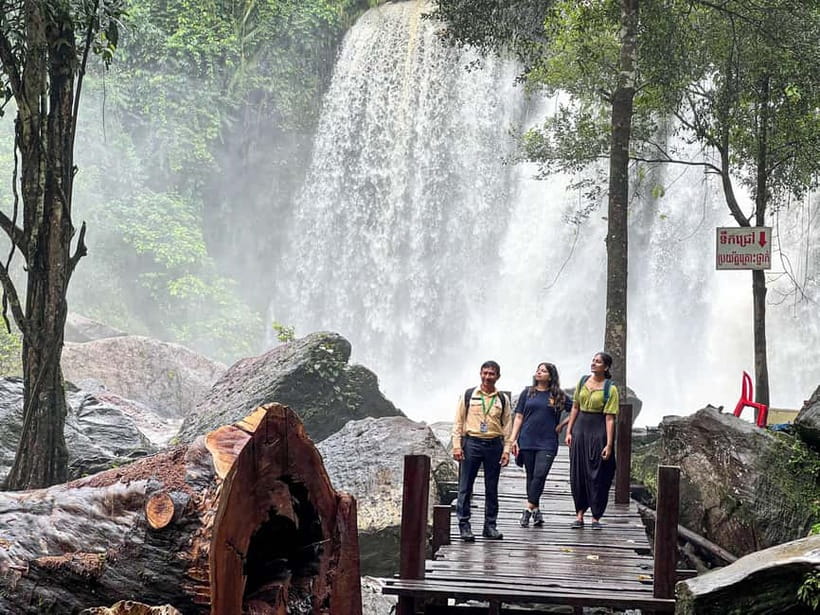 2-Day Angkor Wat, Kulen Mountain, Beng Mealea and Tonle Sap - Kulen Mountain: waterfalls, reclining Buddha, and the River of Thousand Lingas