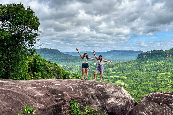 2 Day Angkor Wat Kulen Mountain Beng Mealea Floating Village Tour - Preah Ang Thom reclining Buddha, carved right into the mountain