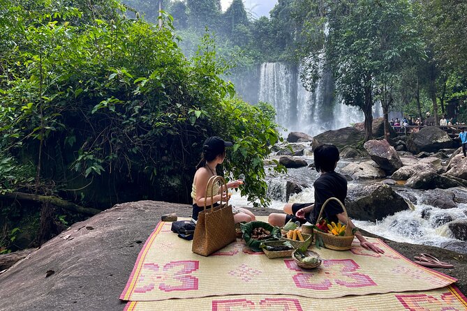 2 Day Angkor Wat Kulen Mountain Beng Mealea Floating Village Tour - Srah Srang and the Preah Dak pause for breakfast and palm cake