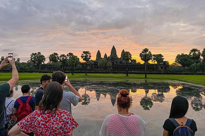 3 Day Angkor Wat Kulen Mountain Beng Mealea and Floating village - Sunrise Angkor Wat at 4:40 AM, when the stone is quiet
