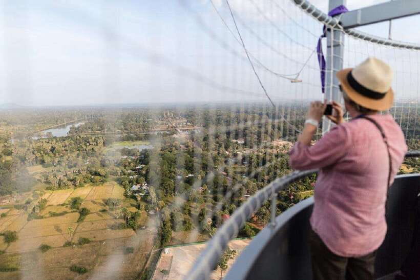 Angkor Balloon Sunrise or Sunset ride and Pick up/Drop off - Pickup, tuktuk ride, and how the timing works in real life