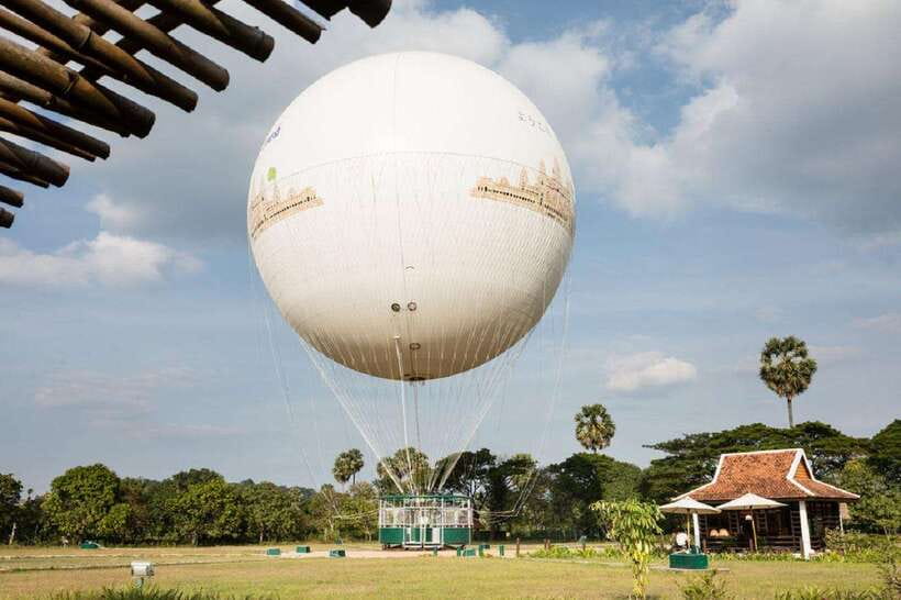 Angkor Balloon Sunrise or Sunset ride and Pick up/Drop off - Ride comfort: short, sweet, and mostly about the view