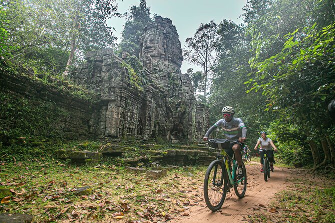 Angkor Sunrise Bike Tour / E-Bike or Tuk Tuk - Bayon Temple and the quiet temple-to-village rhythm