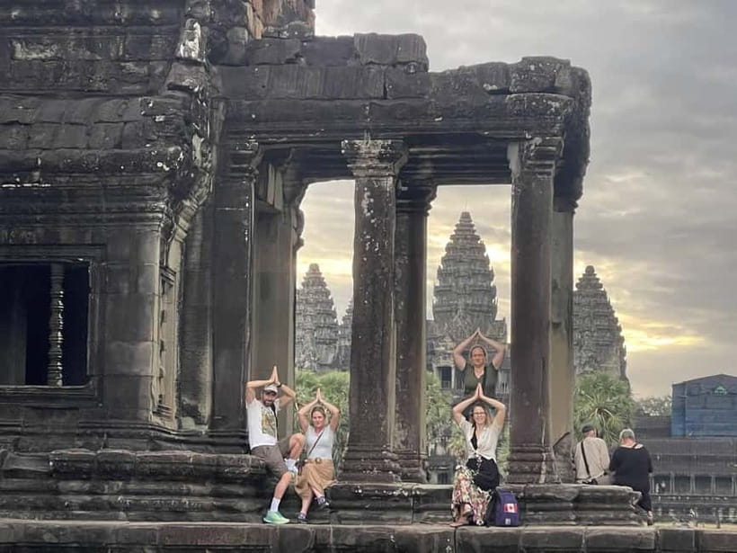Angkor Sunrise or Sunset Tour (includes breakfast or lunch) - Bayon Temple Inside Angkor Thom: Stone Faces, Up Close