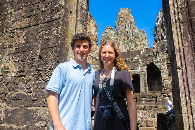 Angkor Sunrise Vespa Tour / Tuk Tuk or Car - Angkor Wat stop: carvings, morning light, and walking time
