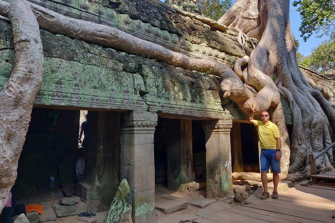 Angkor Temple Tour with Sunset - Small Group - Angkor Thom South Gate and the Terrace of the Leper King