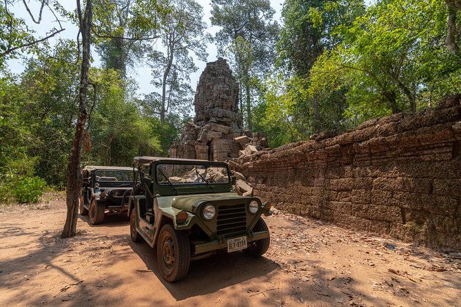 Angkor Wat by Vintage Jeep – Private Tour - Ta Prohm Temple With Strangler Fig Roots and Movie Connections
