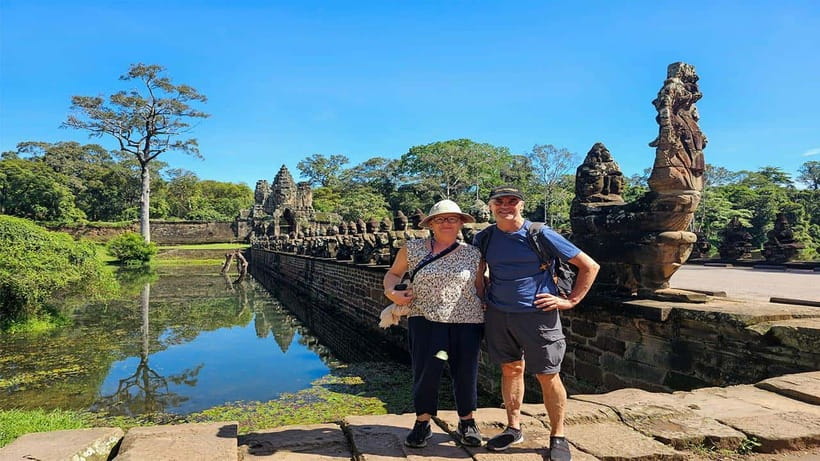 Angkor Wat Guided Sunrise Tour - Angkor Thom and Bayon: The South Gate and 200+ Faces