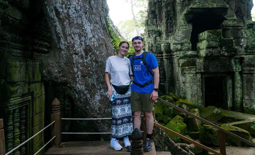 Angkor Wat: Guided Vespa Tour / Tuk Tuk or Car - Ta Prohm and the trees: photos, pause time, and film-fame