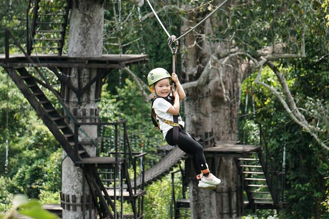 Angkor Wat Park Zip Line Adventure in Siem Reap - Stop 2: Angkor Zipline platforms, cables, bridges, and abseils