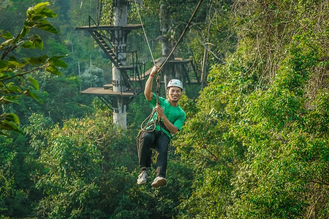 Angkor Wat Park Zip Line Adventure in Siem Reap - Safety you can feel: helmets, shoe rules, and real instruction
