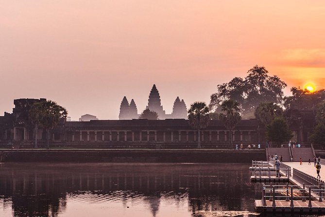 Angkor Wat Small-Group Sunrise Tour from Siem Reap - Angkor Thom South Gate: walls you can feel