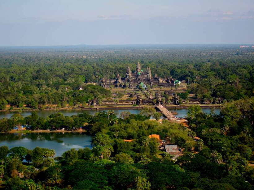 Angkor Wat: Small-Group Tour with Balloon Ride and Lunch - Morning pickup, Angkor Pass purchase, and the real cost check