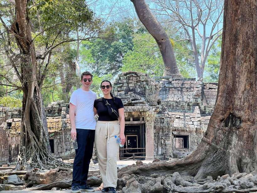 Angkor Wat Sunrise Bike Tour With Lunch Included - Ta Prohm at the Right Pace: Trees Intertwining With Stone