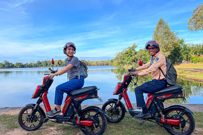 Angkor Wat Sunrise Tour By E-Bike Experience With Breakfast Included - Angkor Wat sunrise at first light, plus the $37 entrance reality