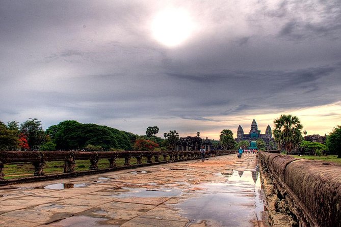 Angkor Wat Sunset Tour - Angkor Wat (morning) for scale, carvings, and hidden corners