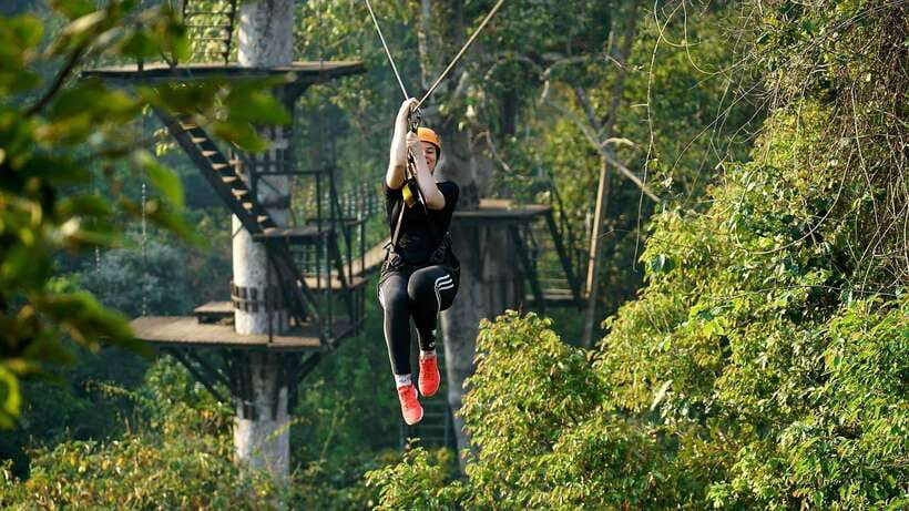 Angkor Zipline and Temple Tour with Sunset - Angkor Thom: Bayon faces, royal enclosures, and stone details