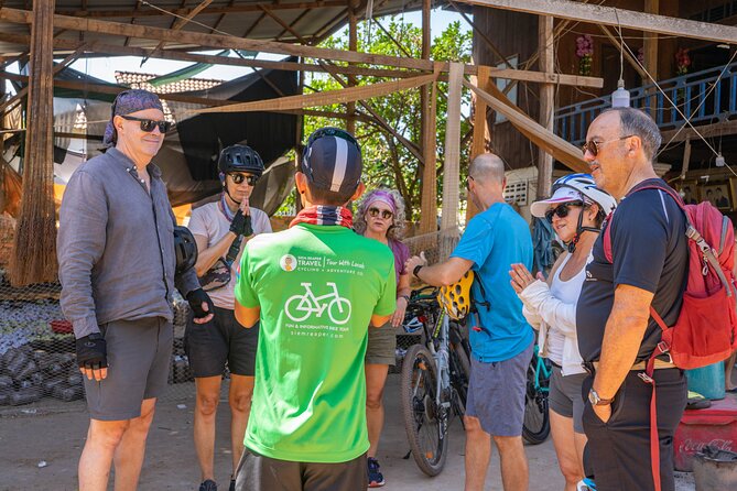 Floating Village Bike & Boat Sunset / E-Bike Available - The Morning Setup at Siem Reap Travel Office: Bikes, Helmets, and a Real Safety Brief