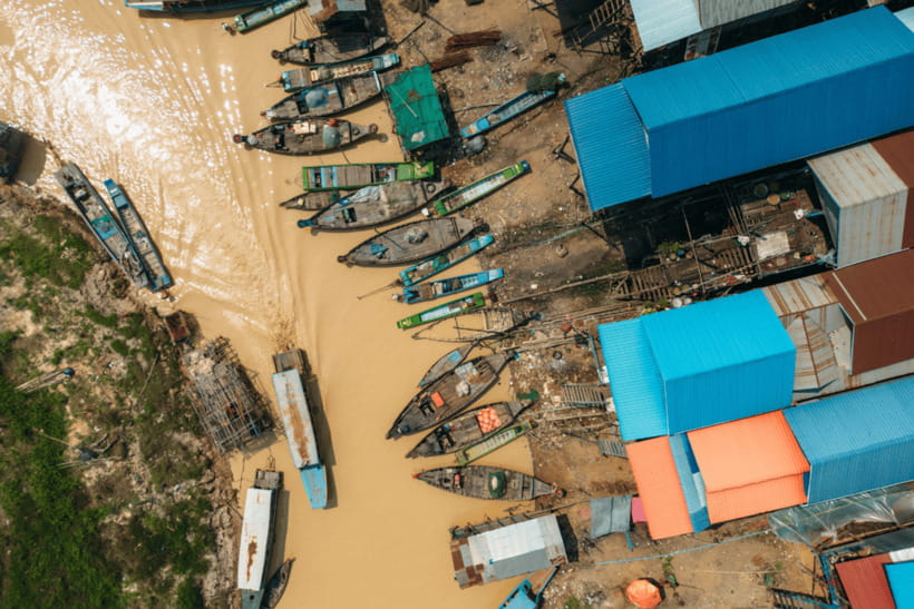 Floating Village Tour with Khmer Meal & Beer - Meeting Mad Monkey and Getting On Tonle Sap Time