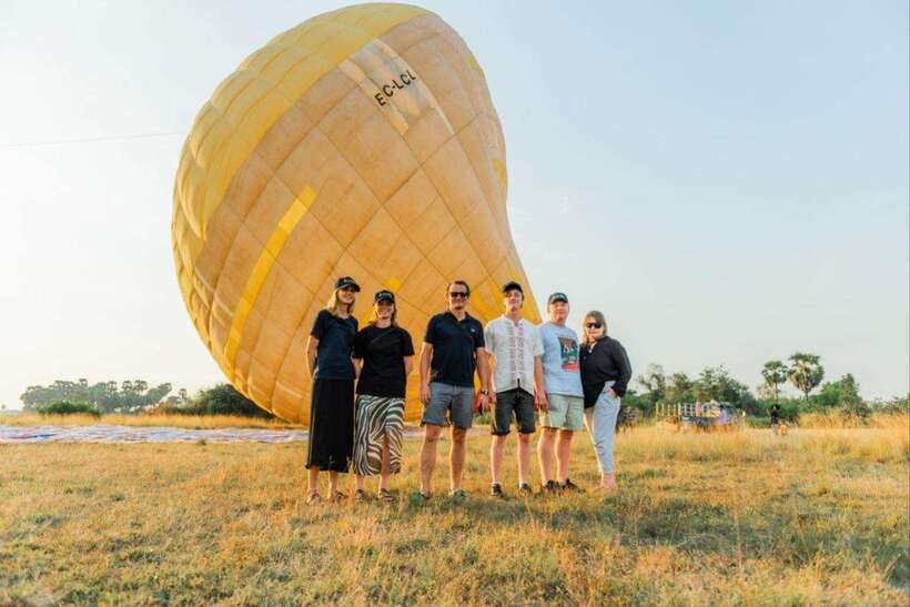 From Krong Siem Reap: Angkor Hot Air Balloon Ride w/ Pickup - Above Bakong and Lolei Temple: What the View Actually Looks Like