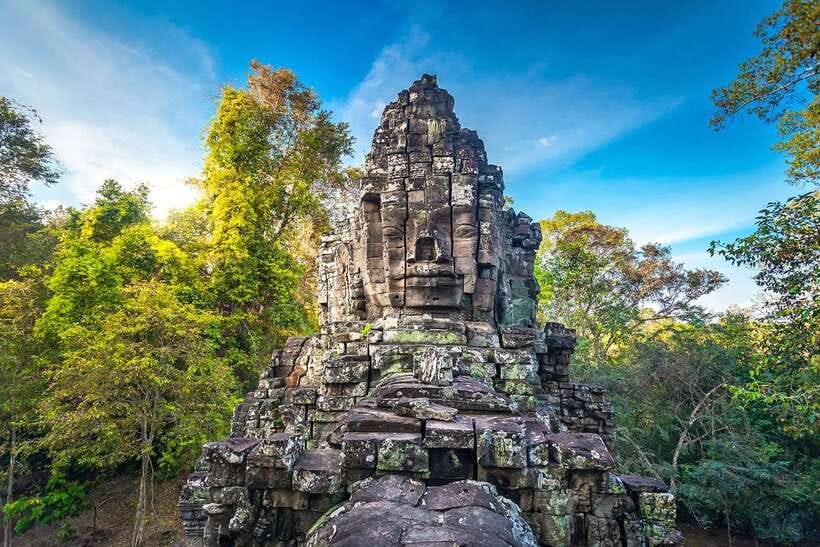 From Siem Reap: Angkor Wat Full-Day Private Tour & Sunrise - Angkor Thom and the Ancient Gate with elephants