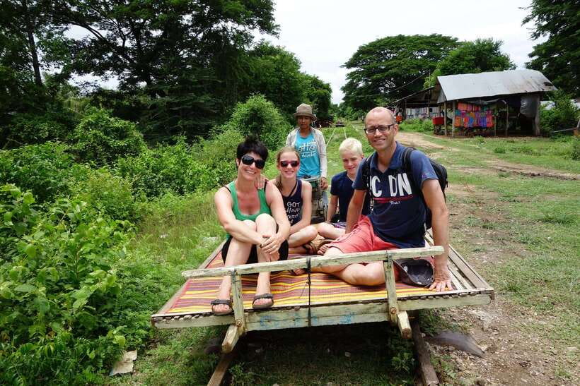 From Siem Reap: Battambang Day Trip Bamboo Train, Bats Cave - Ek Phnom Temple: white stone, Angkor echoes, and a calm start