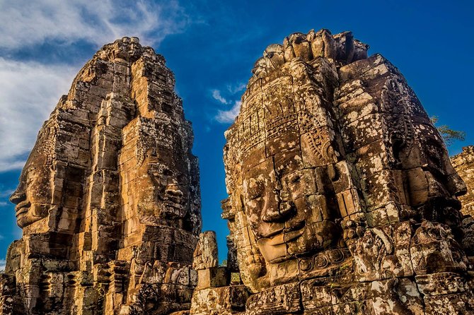 Full-Day Angkor Wat Sunrise & Sunset & All Must-See Private Tour - Bayon: 49 towers and faces in every direction