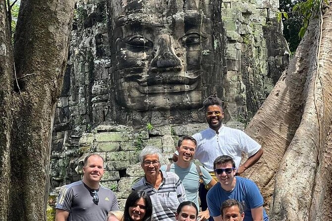 Full Day Archeological Tour in Siem Reap with Sun Set - Ta Prohm: tree roots through the stones