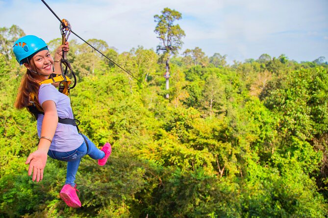 Full-Day Bike Tour in Siem Reap with Zipline - The route between temples: biking through calmer paths
