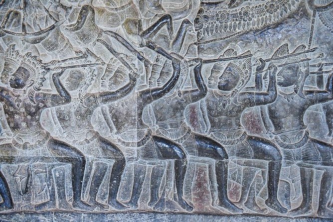 Full-Day Temples of Angkor Small Group Tour - Angkor Wat first: the parade of carvings, shrines, and stairs
