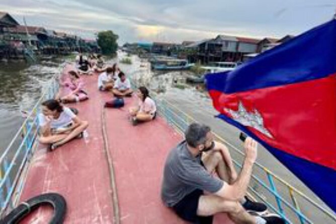 Half Day Kompong Pluck stilt home Village on Tonle Sap & Sunset - Tonlé Sap lake and the sunset ride