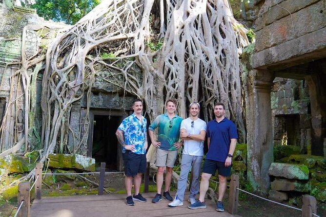 Half Day Tour- Angkor Wat, Ta Promh, Bayon Temple - Ta Prohm: root-roof ruins and the Tomb Raider look
