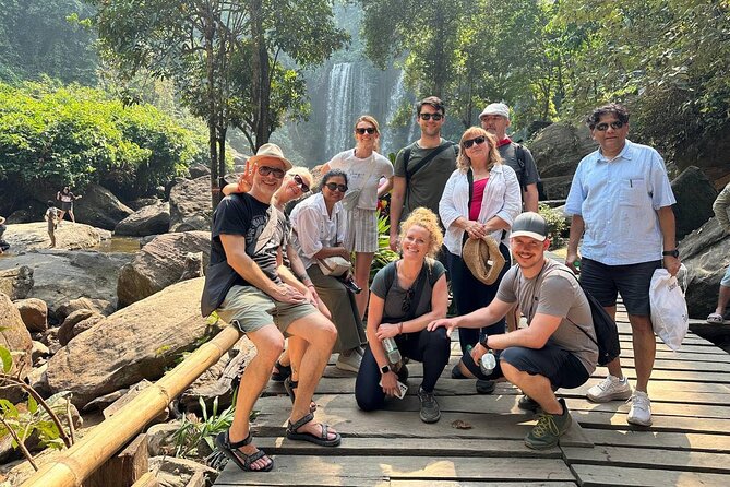 Kulen Waterfall and Banteay Srei -Lady Temple - Thousand Lingas and the Sacred Hindu Complex Feel