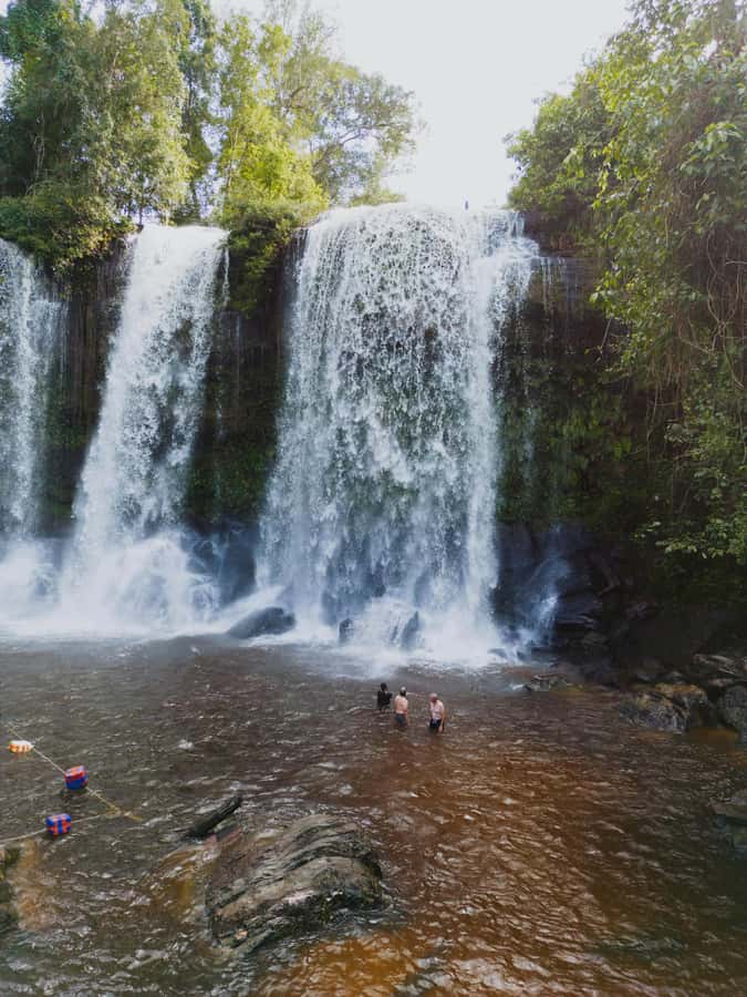 Kulen Waterfall: Rise and Shine with Cliff, Village w/ Guide - Reclining Buddha and the River of a Thousand Shiva Lingas