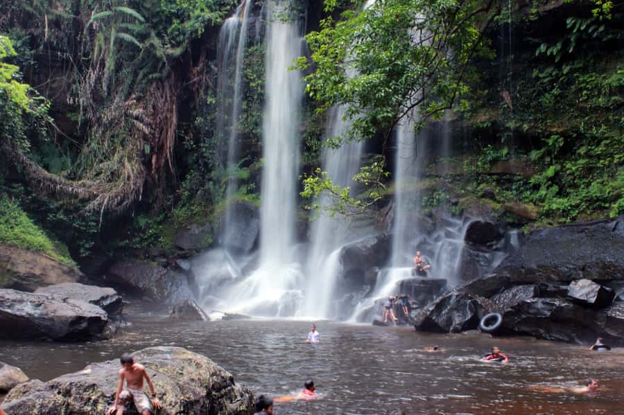 Kulen Waterfall: Rise and Shine with Cliff, Village w/ Guide - Cliff viewpoints for photos, plus that quiet feeling