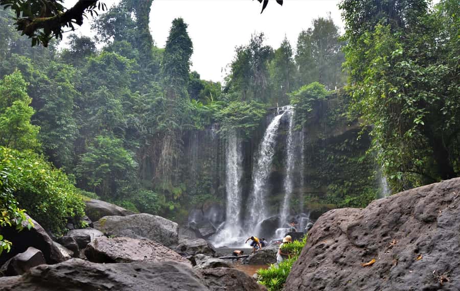 Kulen Waterfall: Rise and Shine with Cliff, Village w/ Guide - Leaving Siem Reap: 50 km out, then village and countryside first