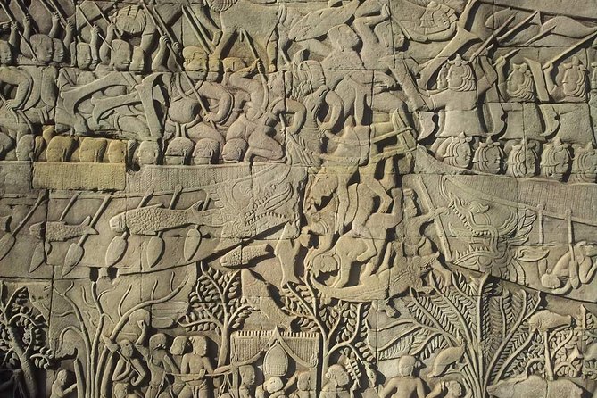 One day Angkor temple tour with private driver - Angkor Thom in the Afternoon: Bayon Faces and the Royal Precinct Circuit