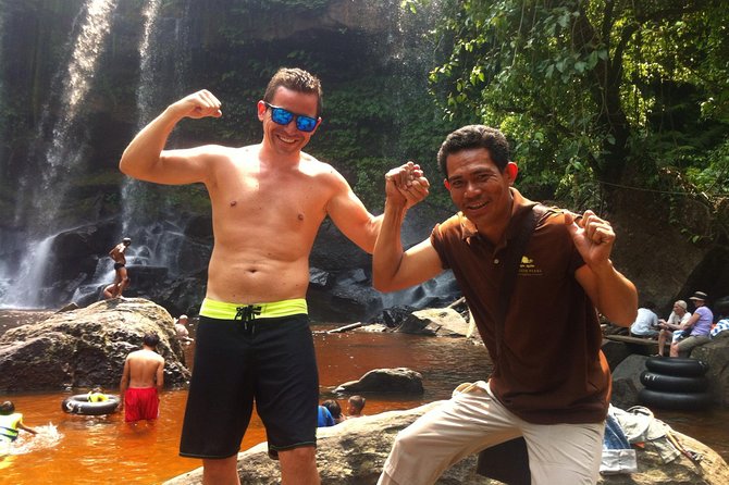 One Day Tour to Waterfall and Beng Mealea Temple - Getting from Siem Reap in comfort: private van, pickup, and cold-towel sanity