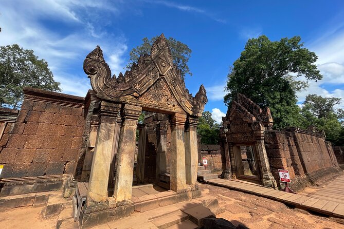 Phnom Kulen Waterfall and Banteay Srei Temple Tour from Siem Reap - Kulen Mountain National Park, Big Buddha, and the cliff views