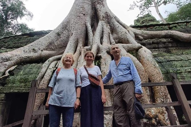 Private guided Full -day Angkor tour with sun set - Banteay Kdei: monk cells, cotton tree roots, and calmer mood