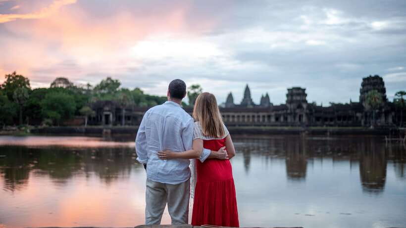 Professional Photoshoot in Angkor Archaeological Park - Angkor Wat after sunrise, ruins, and temple photo direction