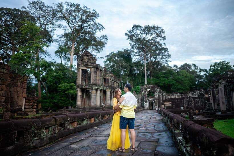 Professional Photoshoot in Angkor Archaeological Park - Bayon Temple and those God faces at the top