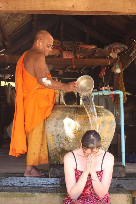 Siem Reap: 1-Hour Cambodian Buddhist Water Blessing - Wat Arang Pagoda water blessing, what it actually feels like