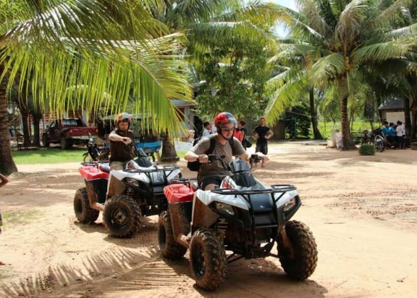 Siem Reap: 4-Hour Countryside Quad Bike Tour - The Break for Coconut or Drinks, Then Back by a Different Route