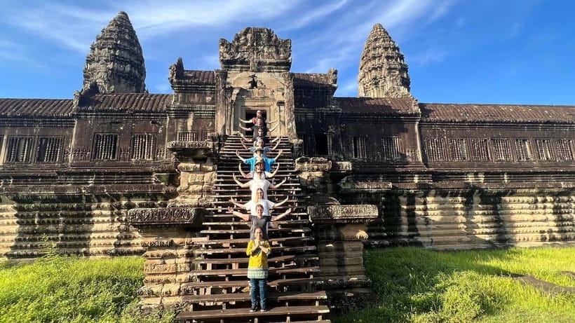 Siem Reap: Angkor Wat: Small-Group Sunrise Tour - Angkor Thom and Bayon: the face towers of Khmer power