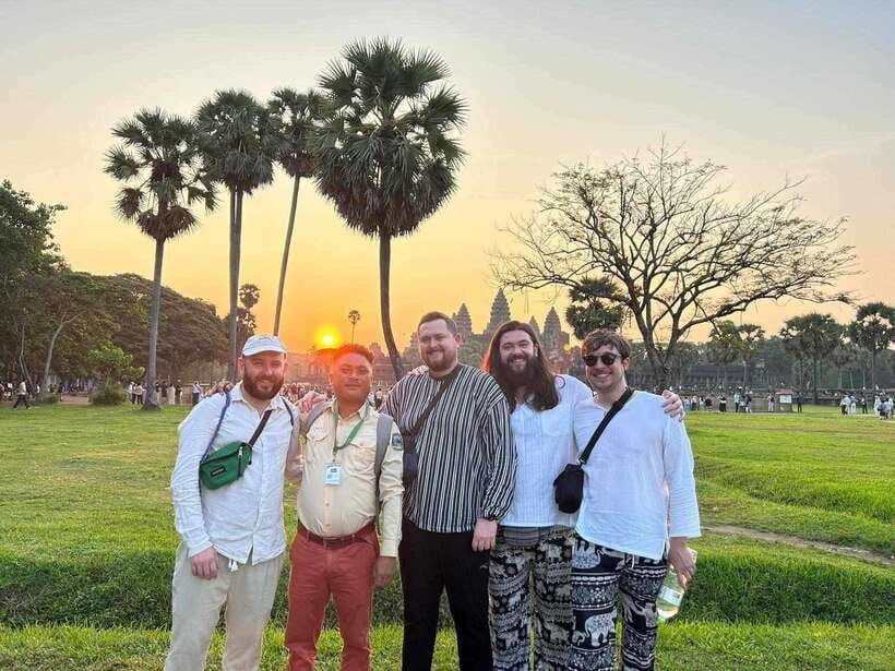 Siem Reap: Angkor Wat Sunrise and Full-Day Sightseeing Tour - Angkor Wat sunrise with a guide, not just a photo line