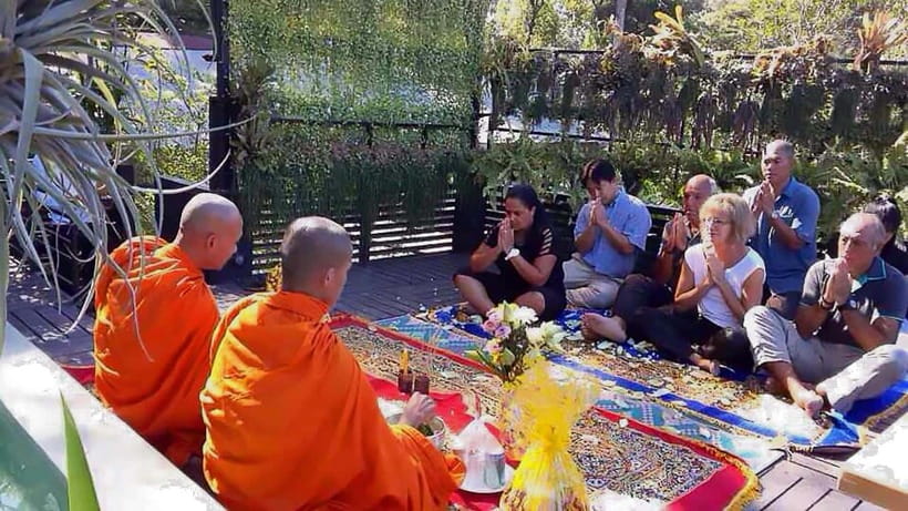 Siem Reap Cambodian Buddhist Water Blessing and Local Market - What happens minute to minute during the ceremony