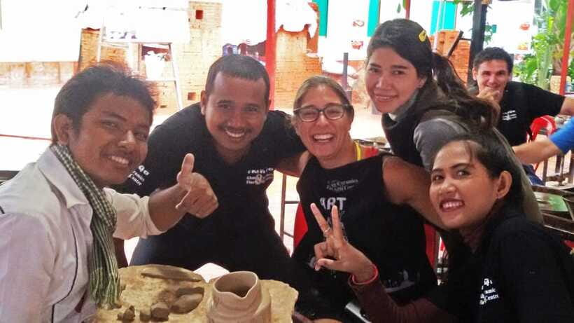 Siem Reap: Cambodian Pottery Class - Creating a Cambodian ceramic bowl, plus extra pieces if you want